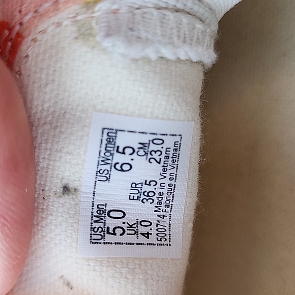 Vans Multicolor Floral Slip-Ons - Picture 7 of 7